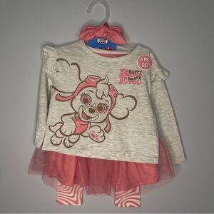 Girls‎ 18months Paw Patrol 4 piece outfit dress 18 months